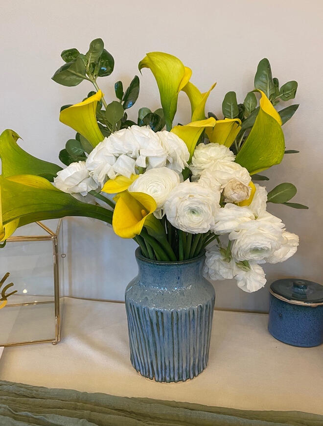 Wheel-thrown 12" Vase